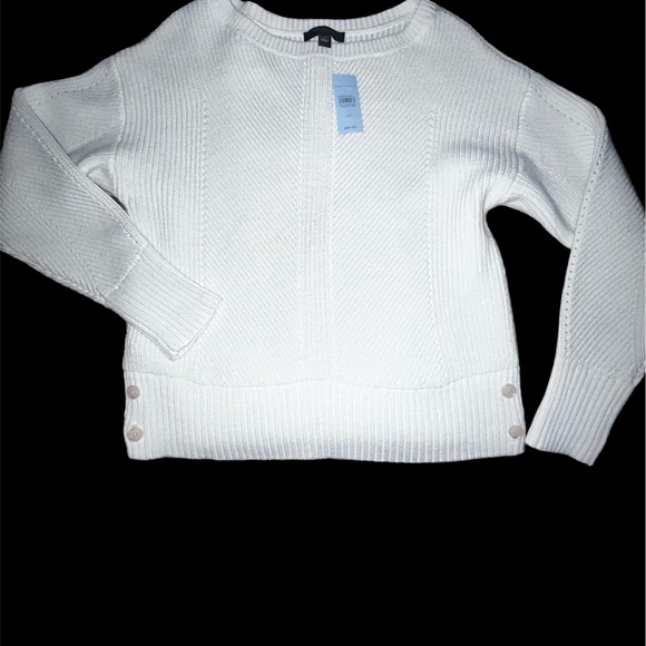 31. NWT Ann Taylor Sweater Mint Green Knit Sz Petite Large - Picture 4 of 7